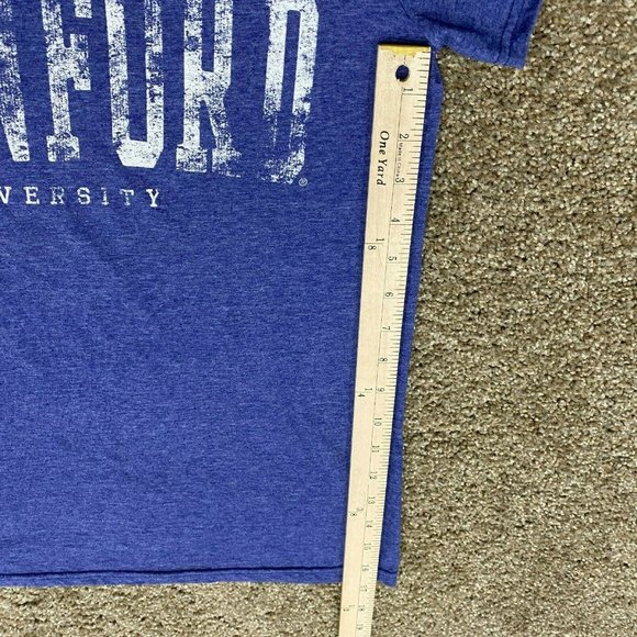 Stanford University Women's T-Shirt Size Small Blue Short Sleeve Academia - Picture 8 of 8